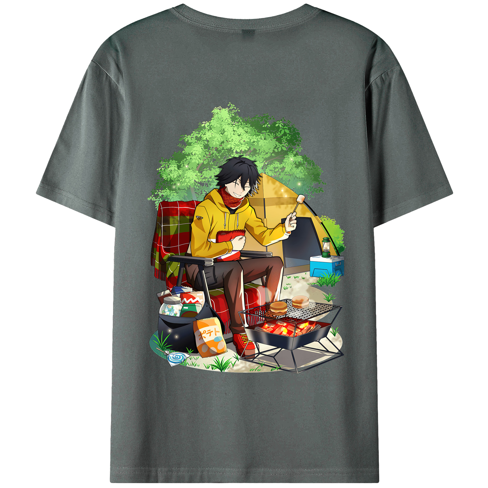 （画像用） 文豪ストレイドッグス Bungo Stray Dogs 綿100％半袖Tシャツ（背面プリント）